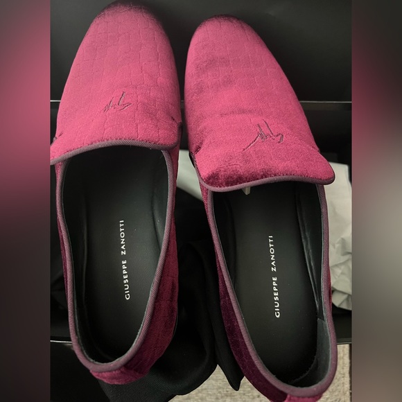 Giuseppe Zanotti Velvet Loafers NIB